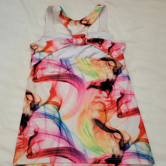 Colorful Abstract Print Tank Top - Picture 3 of 5